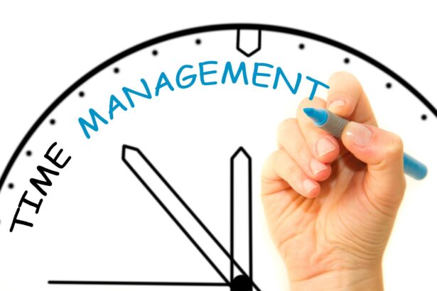 10 Time Management Tips to Help You Achieve Your Goals - image is showing a clock having "time management" in the backrgound