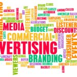 image is showing a lots of words related to advertising like brands, events, viewers, and so on-Paid Advertising Unleashed A Beginner's Guide to Successful Campaigns