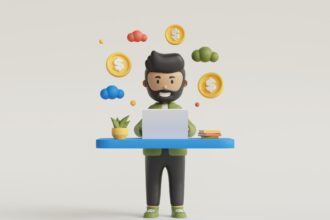 A guy isearning money online. Freelancing Success: Proven Techniques for Building a Profitable Freelance Business