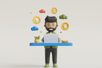 A guy isearning money online. Freelancing Success: Proven Techniques for Building a Profitable Freelance Business